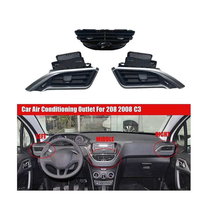 Car Air Conditioning Outlet for 208 2008 C3 96731316gf 96731317gf 96731317zd 96731316zd 96728486zd