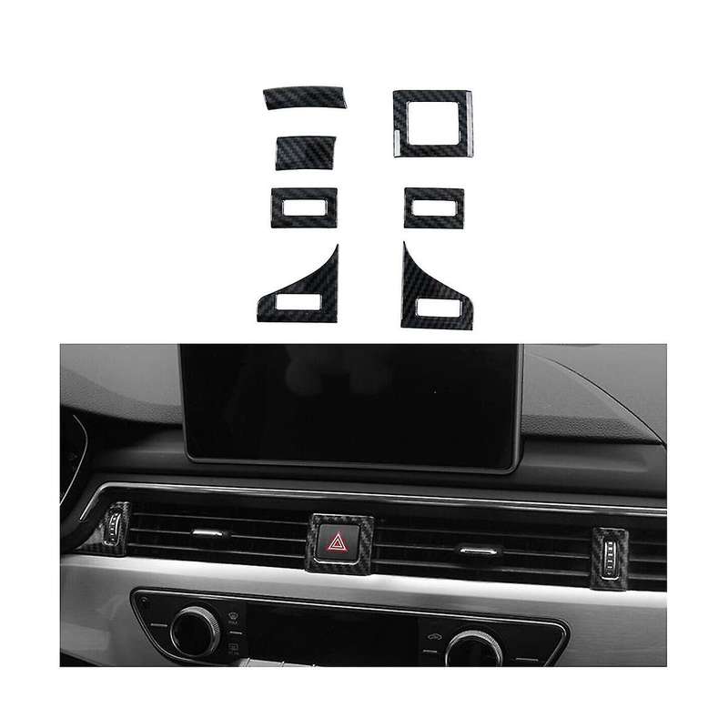 Car Air Conditioning Outlet Decoration Sticker for A4l B9 2017-2021 Interior Accessories