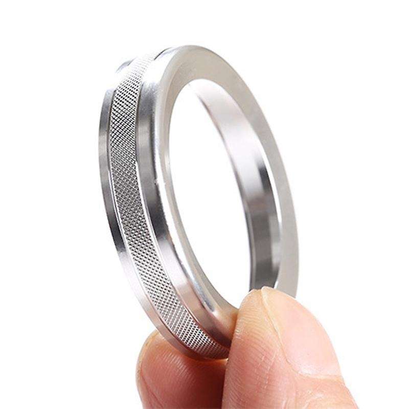 Car Air Conditioning Knob Volume Control Knob Cover Trim Fit for Evoque 12-18 Silver