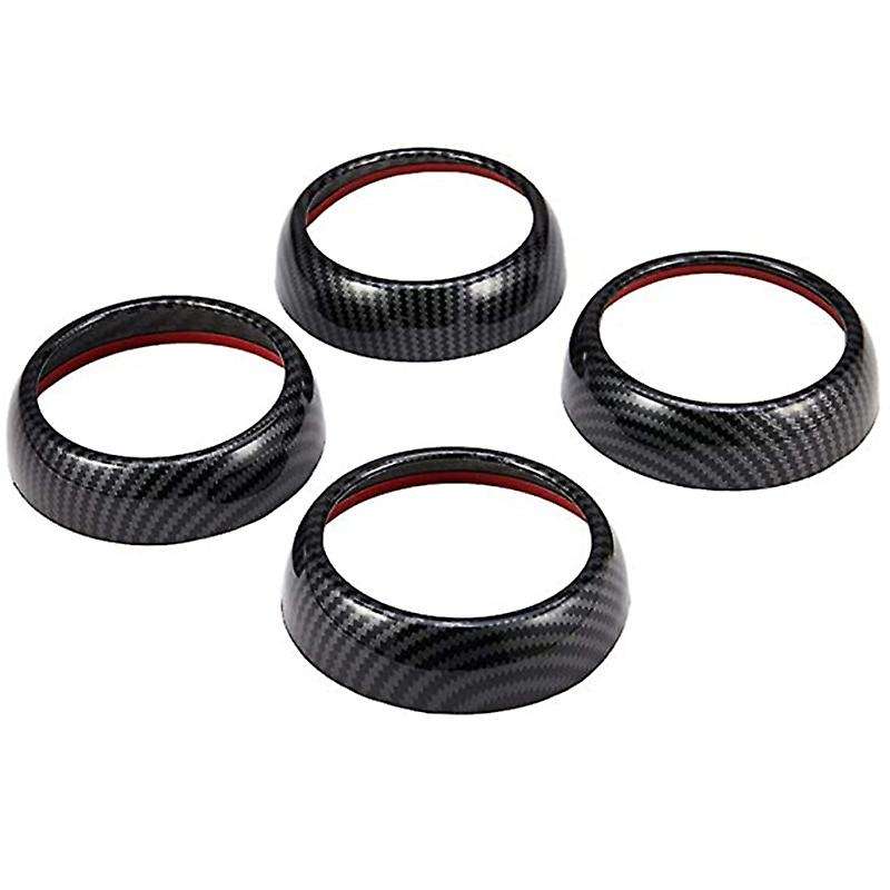 Car Air Conditioning Vent Outlet Cover Trim Frame 4Pcs for Smart 453 Fortwo 2015-2018