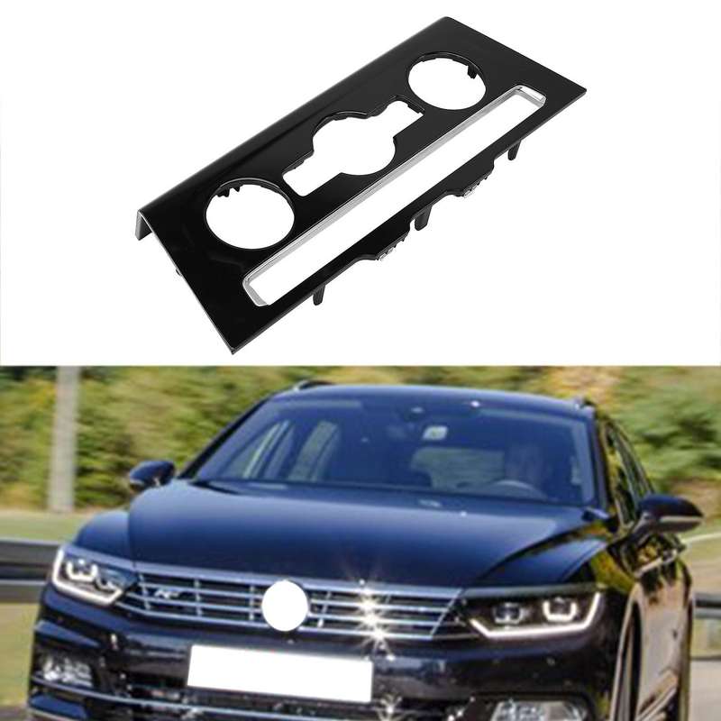 Car Air Conditioning Switch Plates Ashtray Cover Frame for B8 2017-2018