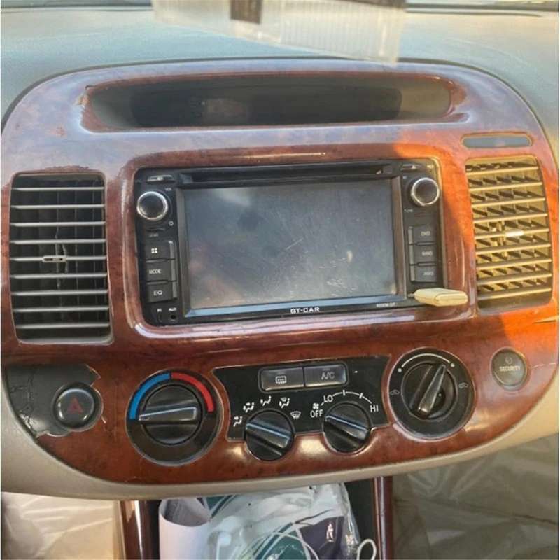 Car Air Conditioning Vent Control for 2003-2006 Outlet Panel Button Walnut