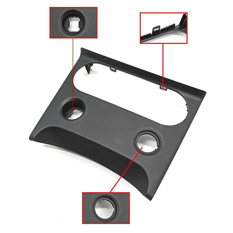Car Air Conditioning Switch Panel -Lighter Panel for 2008-2015 Car Accessories 2 Holes