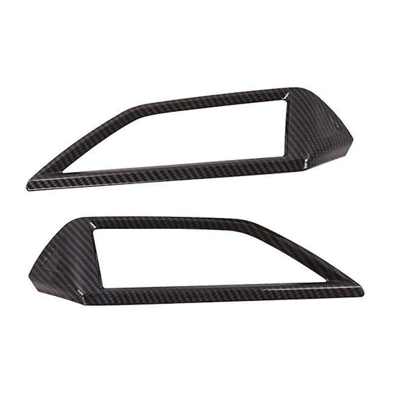 Car Air Conditioning Vent Outlet Cover Trim ABS Carbon Fiber for 2019 Interior Accessories