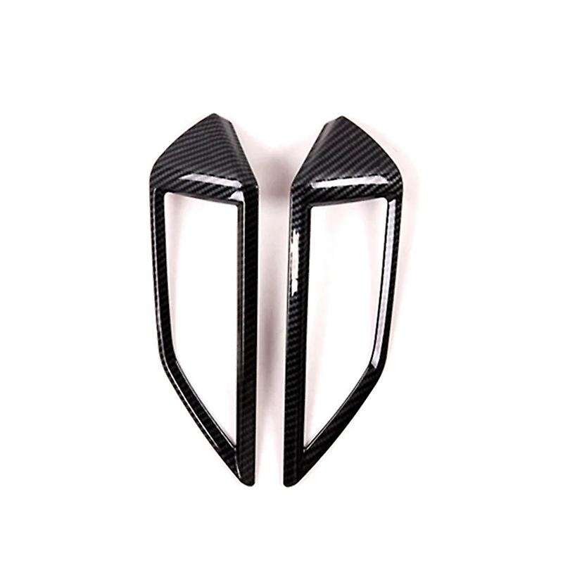 Car Air Conditioning Vent Outlet Cover Trim ABS Carbon Fiber for 2019 Interior Accessories