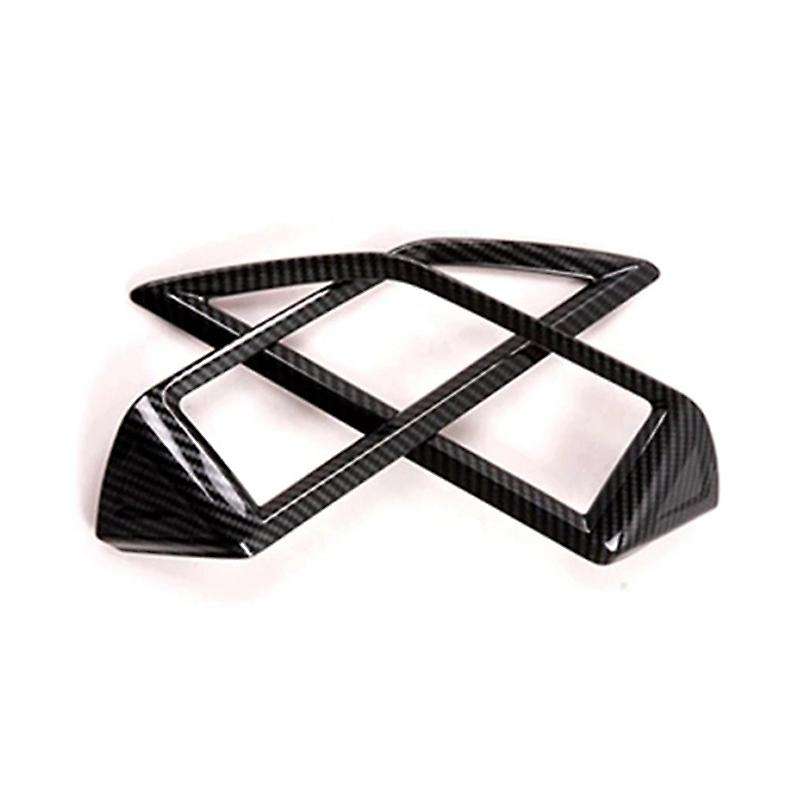 Car Air Conditioning Vent Outlet Cover Trim ABS Carbon Fiber for 2019 Interior Accessories