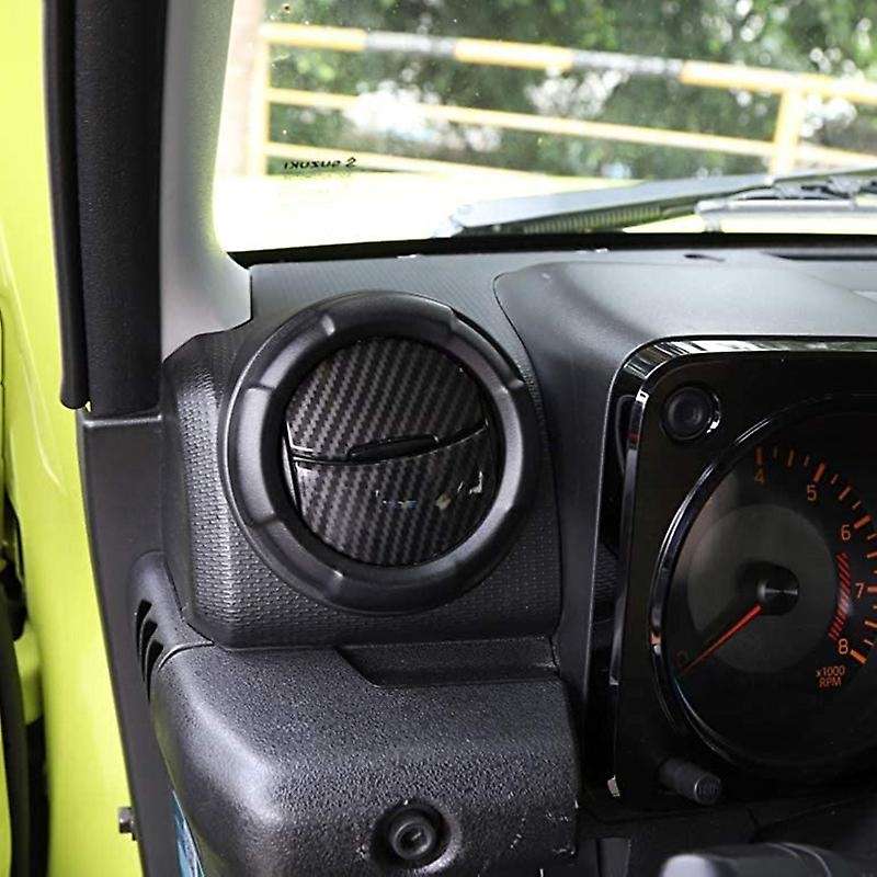 Car Air Conditioning Vent Outlet Decoration Cover Trim Sticker for Jimny 2019 2020 Interior Moulding