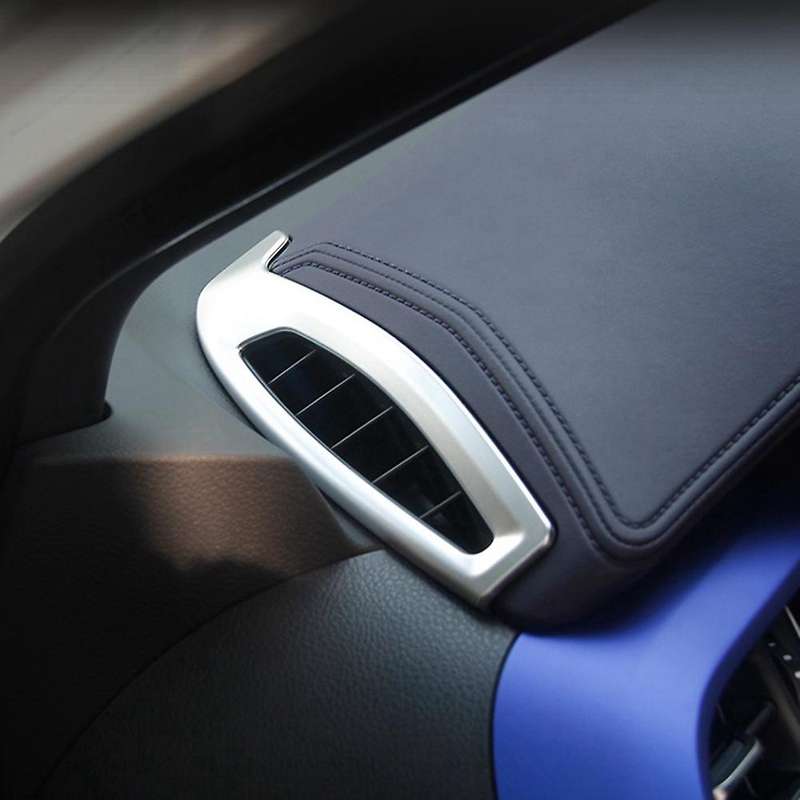 Car Air Conditioning Vent Outlet Cover Trim Sticker Decor Frame for C- 2016-2020 Accessories,Silver