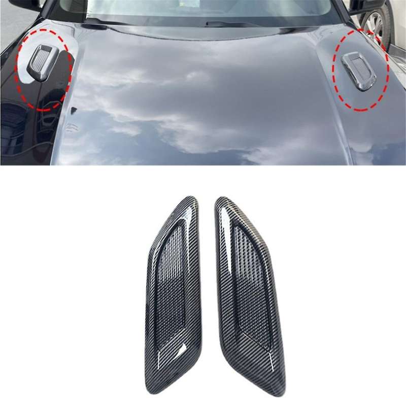 Car Air Flow Intake Hood Scoop Vent Bonnet Decor Cover Center Side Air Outlet Hood Auto Exterior Acc