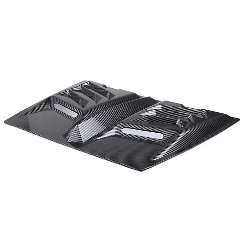 Car Air Flow Intake Hood Scoop Vent Bonnet Decorative Cover Center Side Air Outlet Hood Universal Au