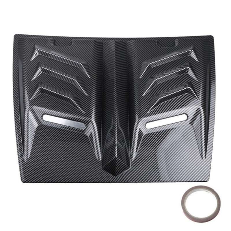 Car Air Flow Intake Hood Scoop Vent Bonnet Decorative Cover Center Side Air Outlet Hood Universal Au