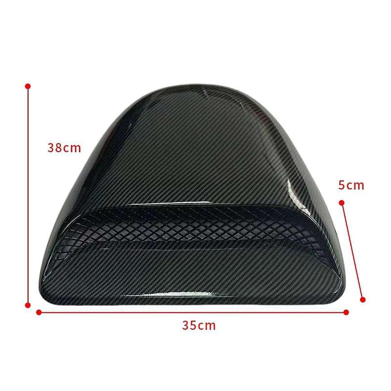 Car Air Flow Intake Hood Scoop Vent Bonnet Decorative Covers Racing Style Bonnet Vent Front Engine C