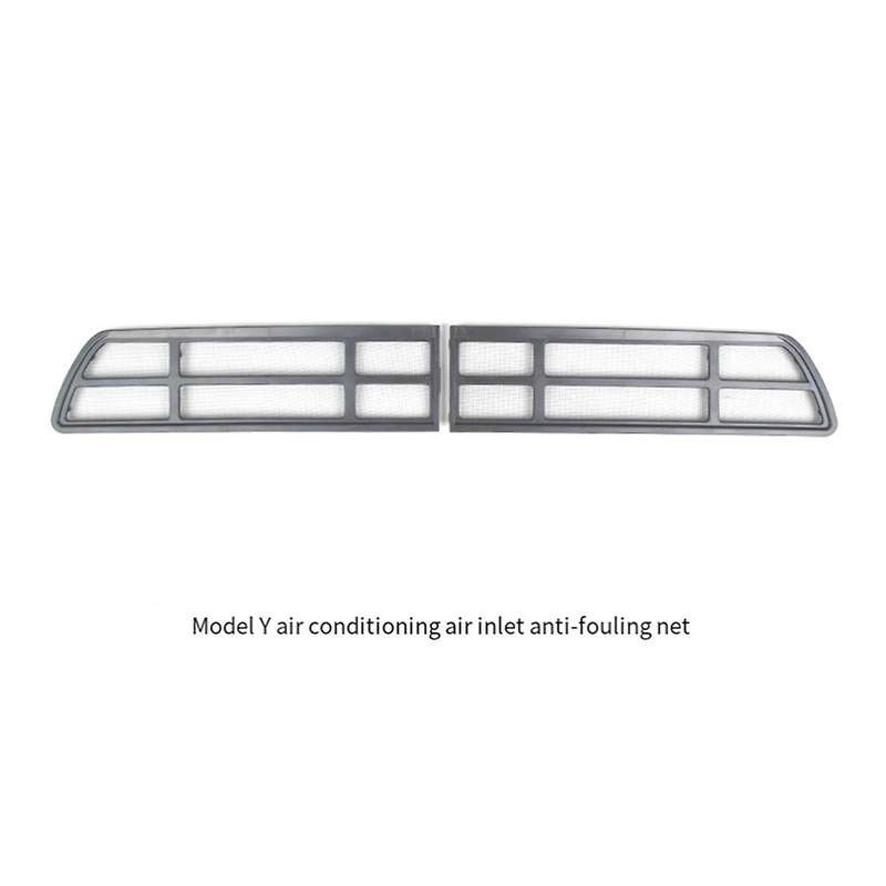 Car Air Flow Vent Insect-Proof Net Air Inlet Protective Cover for Model Y 2021-2022 Modification Ac