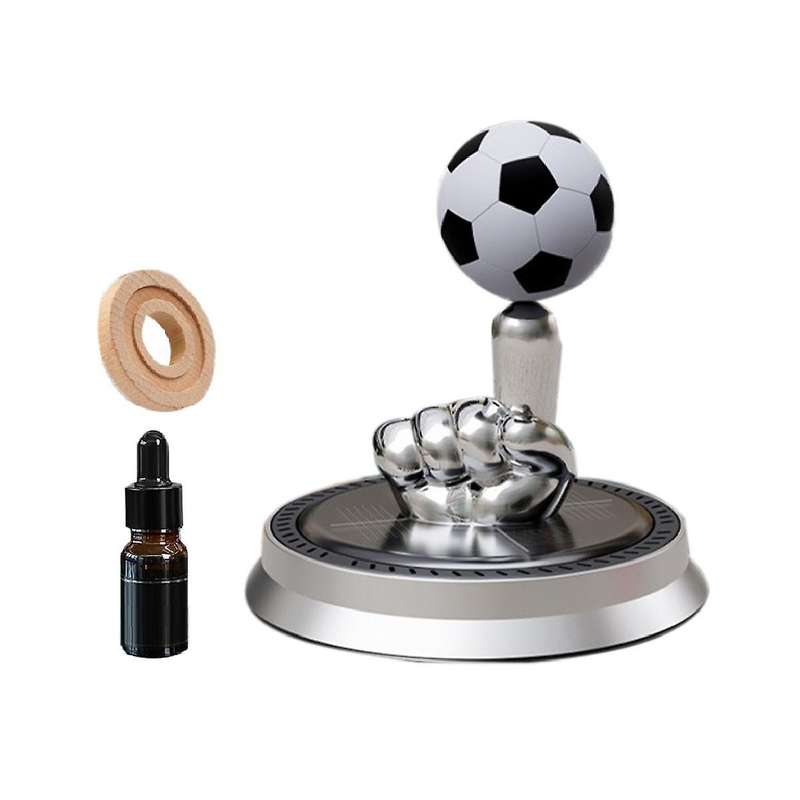 Car Air Fragrance Solar Charging Automatic Rotating Car Ornament Car Interior Accessories Rotating F