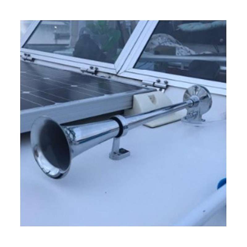 Car Air Horn 17 Inch 150db 180w Car Siren Tone Pump Single Horn Compressor for Truck Car Boat Motor