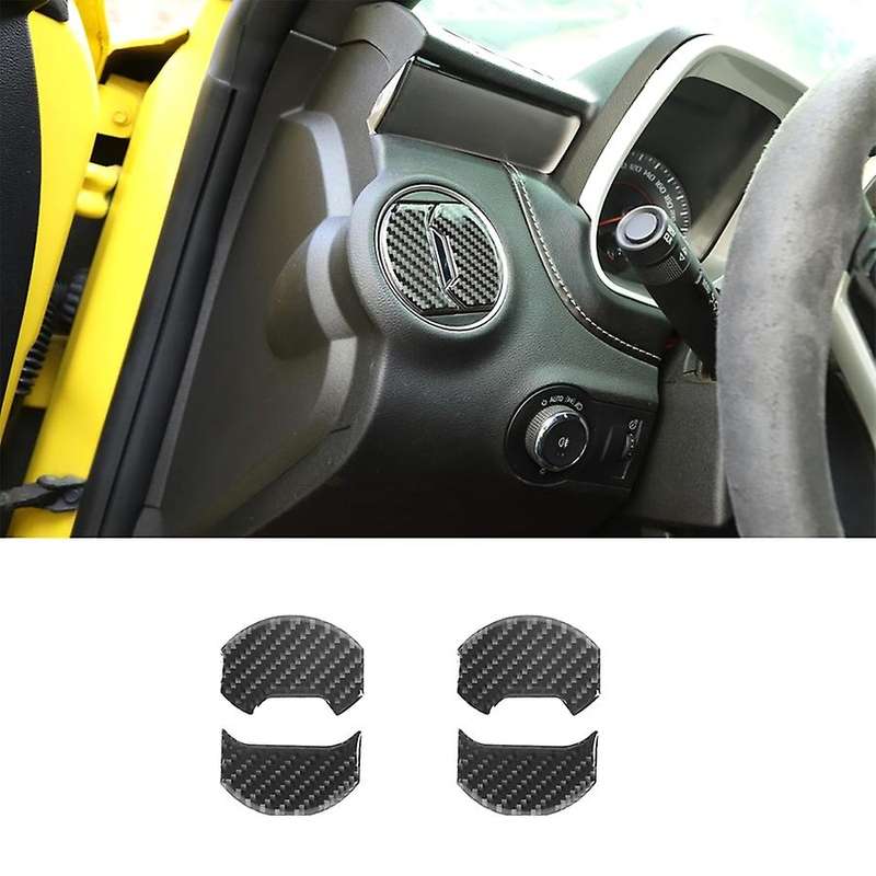 Car Air Outlet Conditioning Vent Covers for 2012 2013 2014 2015 Carbon Fiber