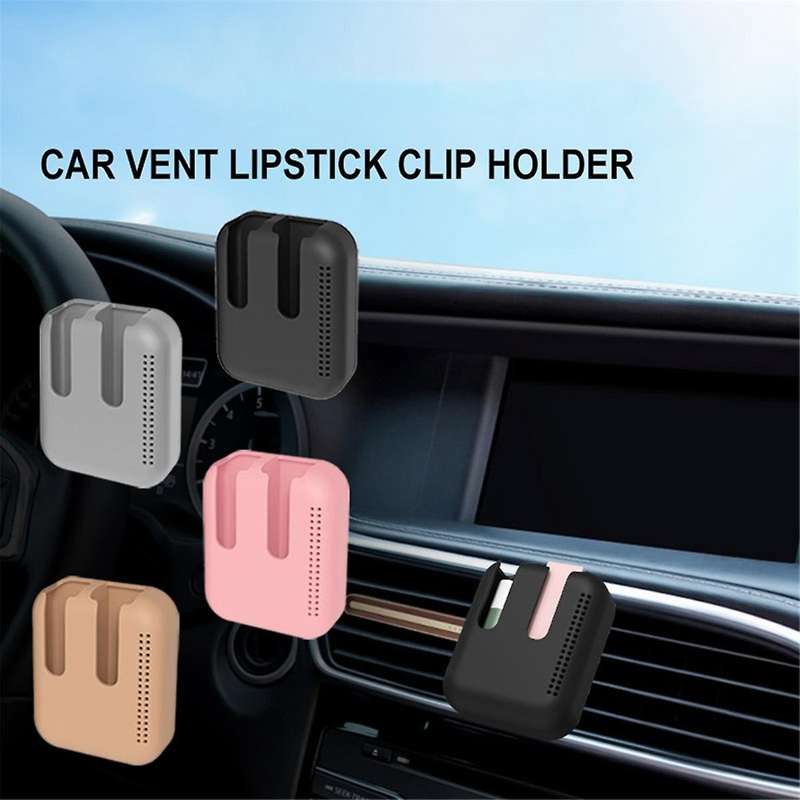 Car Air Outlet Holder Car Aromatherapy Stand Car Interior Supplies Khaki