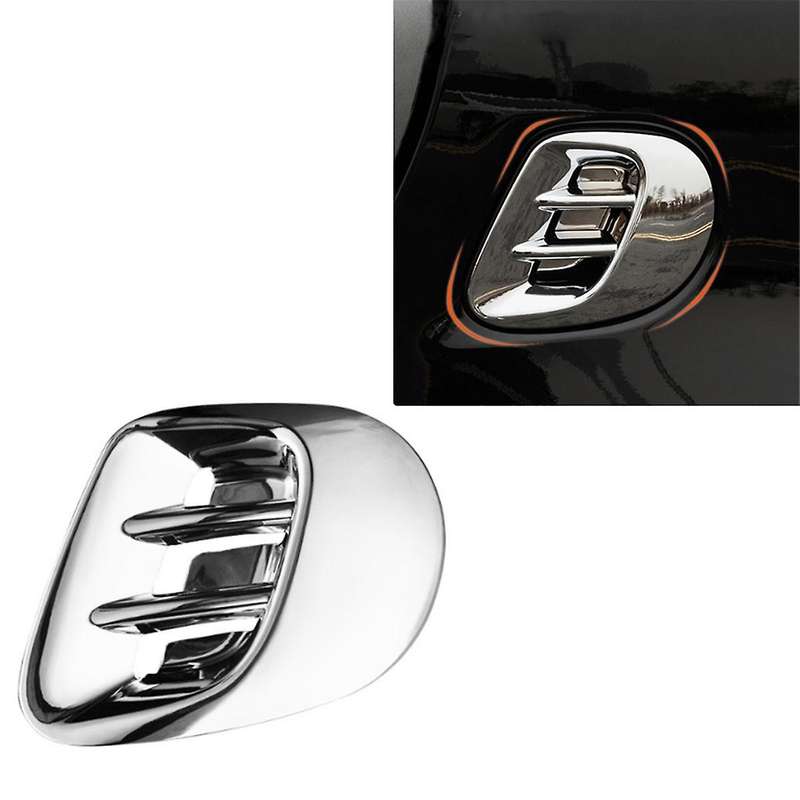 Car Air Outlet Trim Frame Air Inlet Protective Cover for Smart 453 Fortwo 2015-2020 Silver