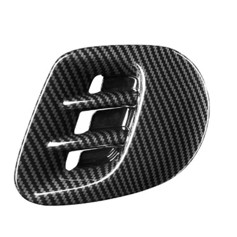 Car Air Outlet Trim Frame Air Inlet Protective Cover for Smart 453 Fortwo 2015-2020 Carbon Fiber