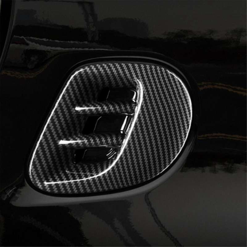 Car Air Outlet Trim Frame Air Inlet Protective Cover for Smart 453 Fortwo 2015-2020 Carbon Fiber