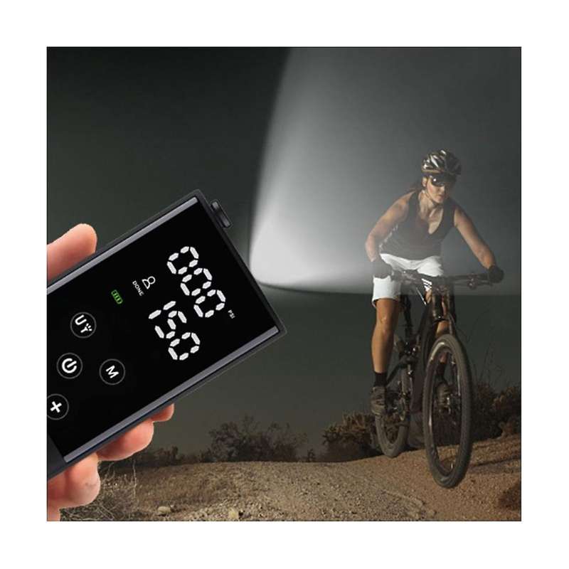 Car Air Pump 150psi Rechargeable Air Compressor Touchscreen Electric Tire Inflator&led Light Pressu