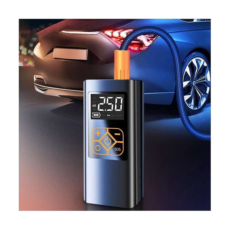 Car Air Pump Portable Car Air Compressor 4000mah Digital Display Electric Tire Inflator Pump for Mot