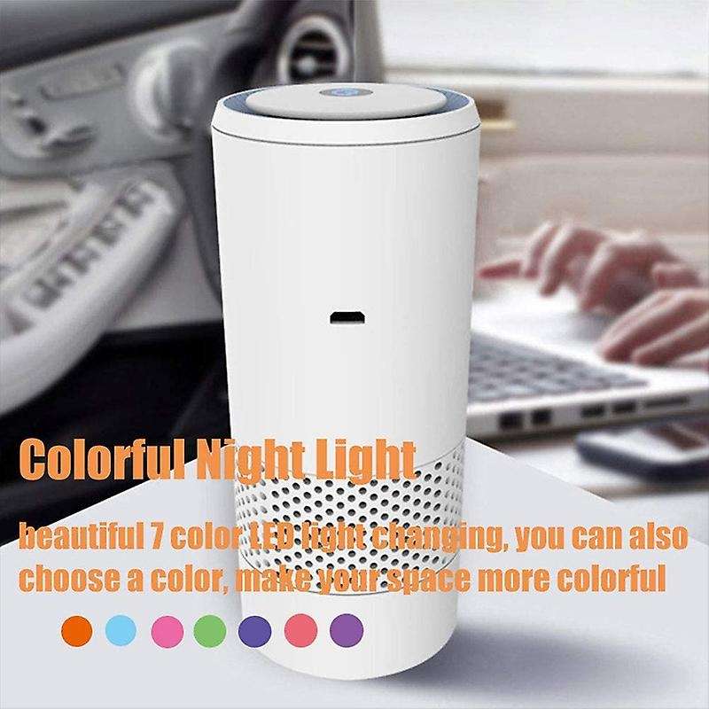Car Air Purifier for Home Air Freshener Hepa Filtration Ionizer Remove Dust Odor Air Cleaner