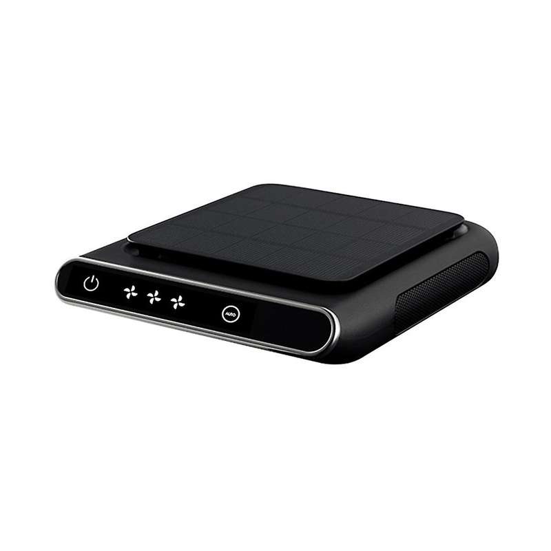Car Air Purifier Portable Air Ionizer Solar Deodorizer Smoke Pm2.5 Hepa Filter Car Negative Ion Deod