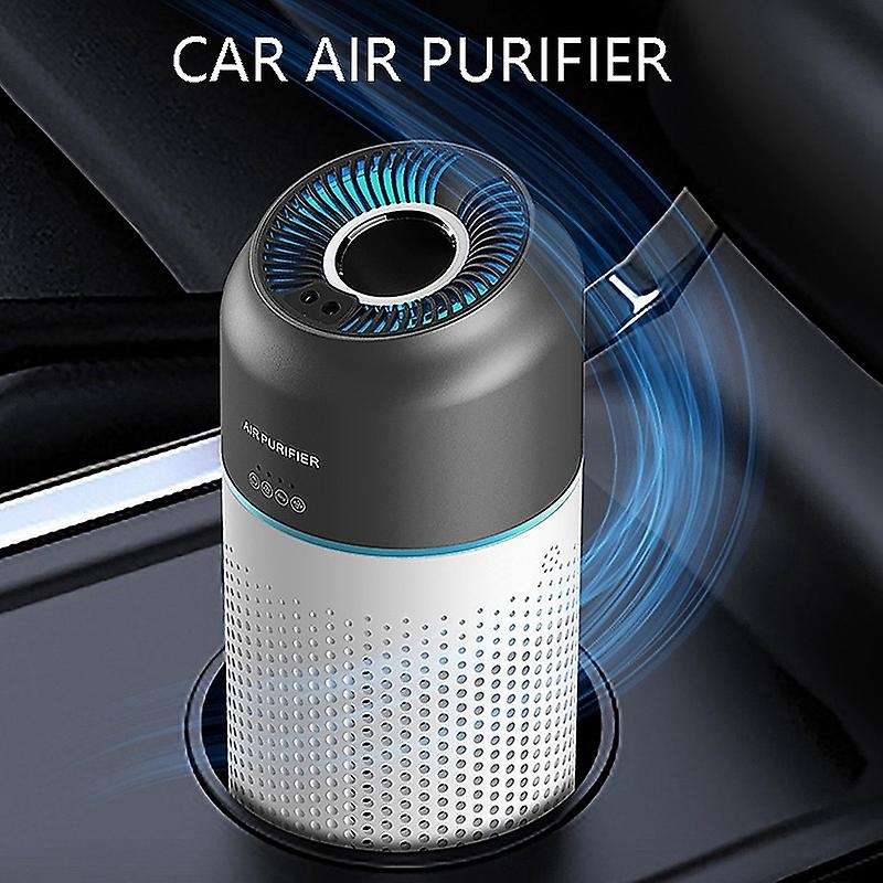 Car Air Purifier Gesture Induction Switch Portable H13 Filter Negative Ion Purifiers with Spare Filt