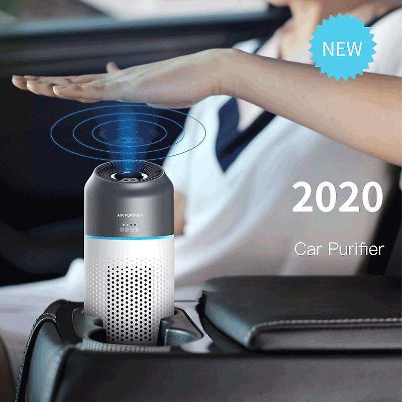 Car Air Purifier Gesture Induction Switch Portable H13 Filter Negative Ion Purifiers with Spare Filt