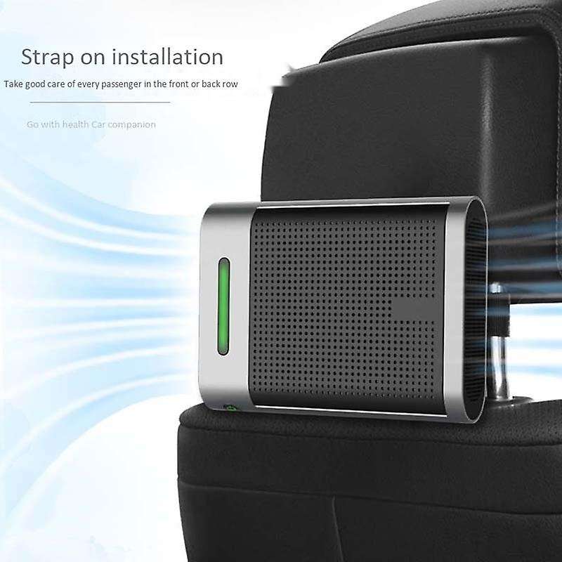 Car Air Purifier 2000W Air Ionizer Mini Air Freshener Portable HEPA Filter Air Cleaner for Car Home