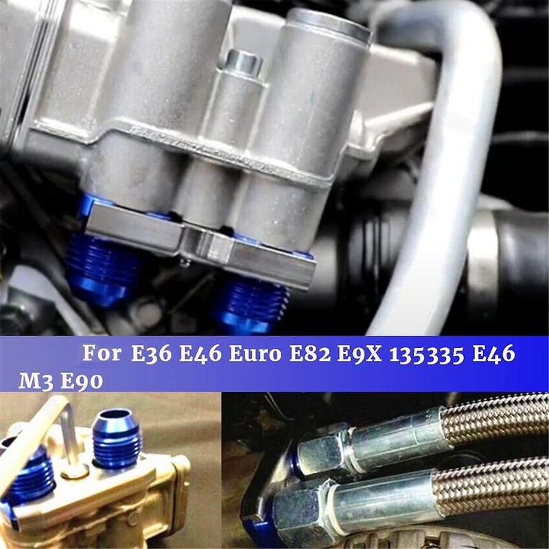 Car Aluminum Adapter Fitting Kits for E36 E46 Euro E82 E9X 135/335 E46 M3 E90 2006-2010