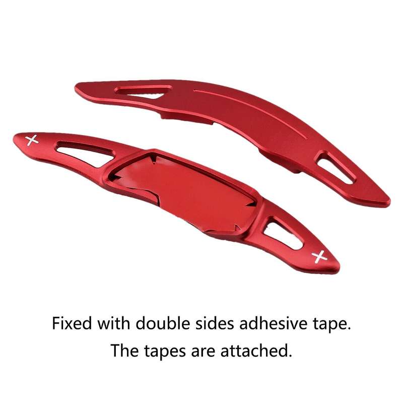 Car Aluminum Interior Steering Wheel Gear Shift Paddle Extension Red for XV BRZ