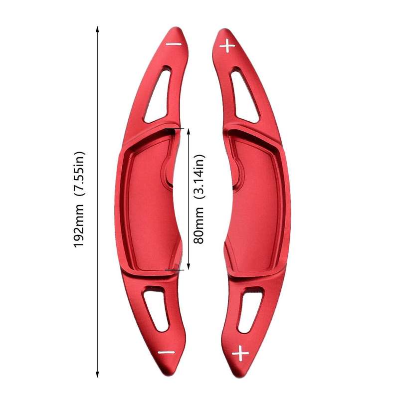 Car Aluminum Interior Steering Wheel Gear Shift Paddle Extension Red for XV BRZ