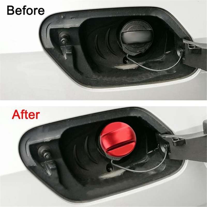Car Aluminum Alloy Petro Fuel Tank Oil Filler Cover Trim for Golf 7 7.5 8 MK7 MK8 2015-2023 Filler C