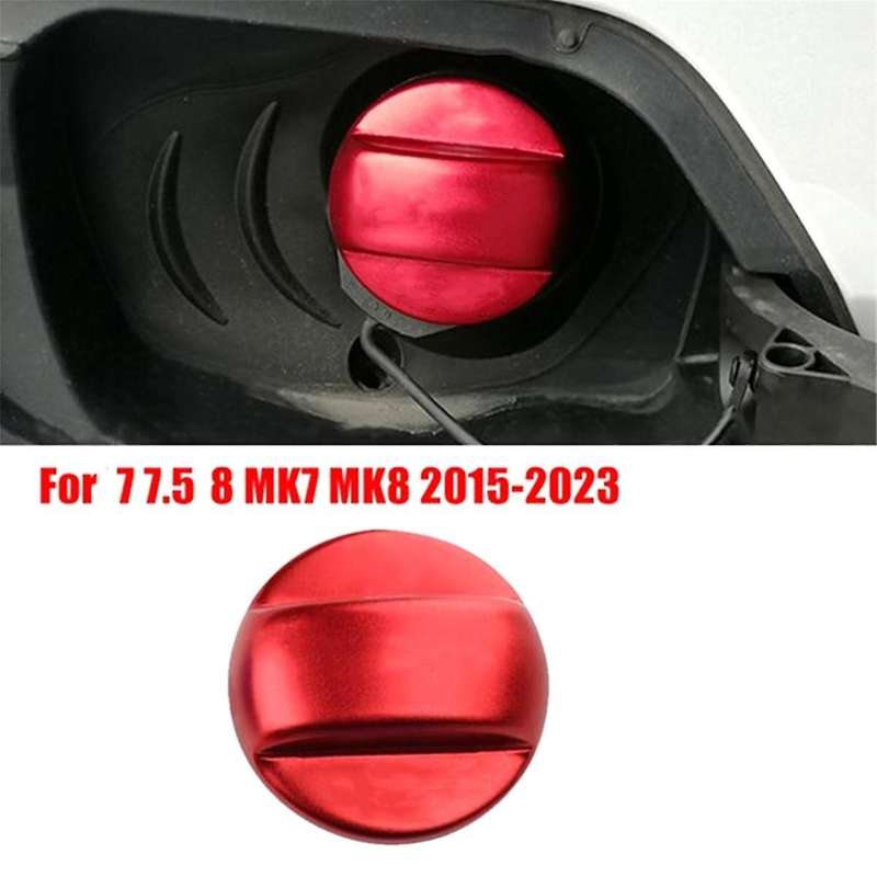 Car Aluminum Alloy Petro Fuel Tank Oil Filler Cover Trim for Golf 7 7.5 8 MK7 MK8 2015-2023 Filler C