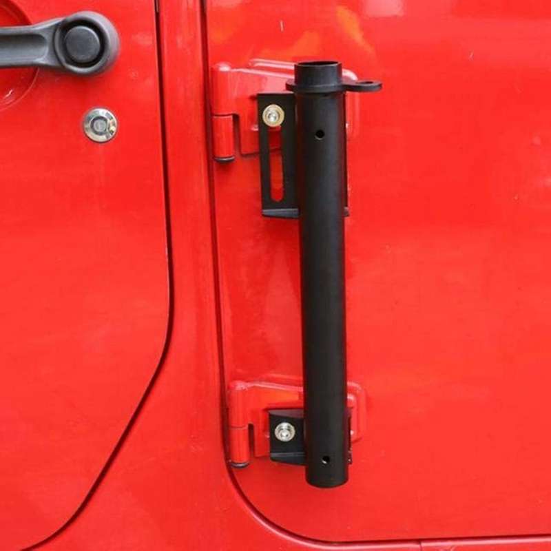 Car Aluminum Flagpole Bracket Flag Pole Holder for BJ40 TJ JK JL JT 1997-2020