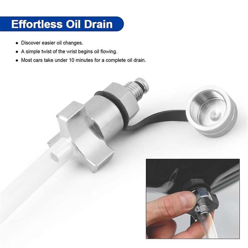 Car Aluminum Alloy Oil Drain Valve Quick Drain Suitable Quick Twist Oil Drain Valve for M12x1.5 with