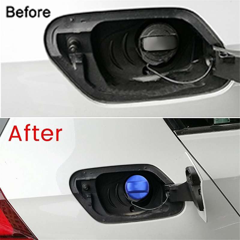 Car Aluminum Alloy Petro Fuel Tank Oil Filler Cover Trim for Golf 7 7.5 8 MK7 MK8 2015-2023 Filler C
