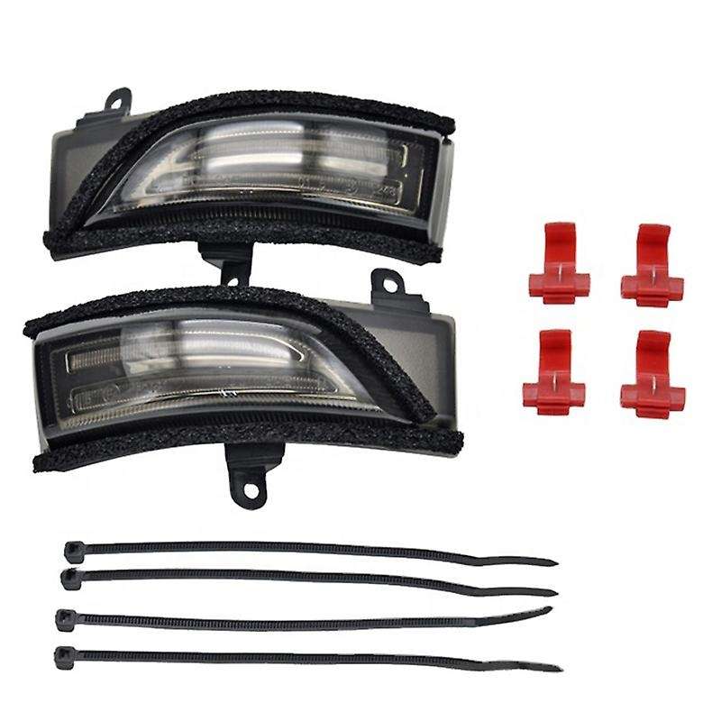 Car Amber/White Sequential LED Side Mirror Signal Lights for 84401AJ010 84401AJ000