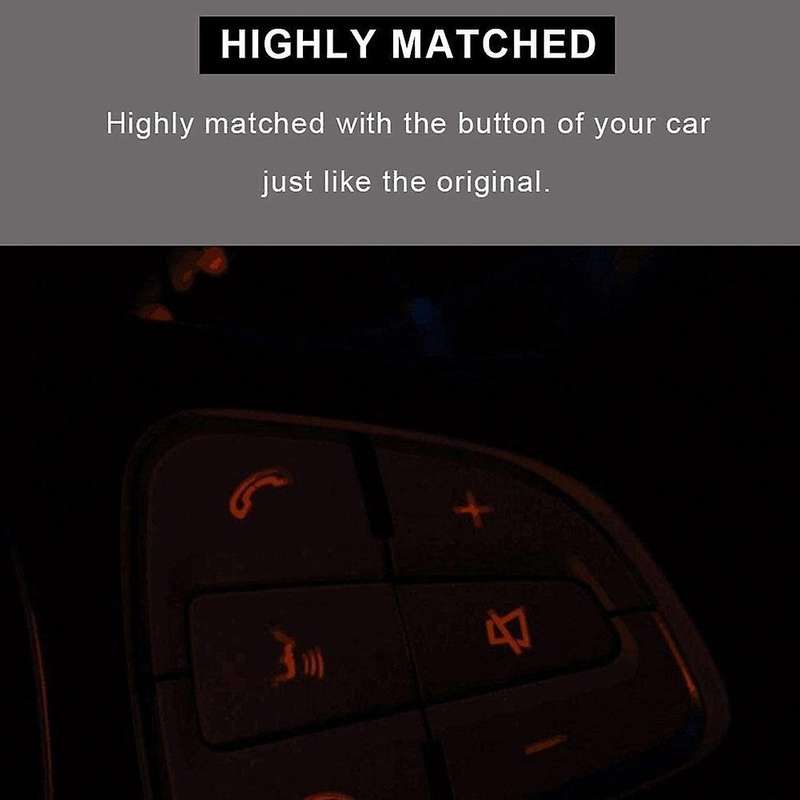 Car Aluminum Steering Wheel Button Trim Cover Decoration Stickers Accessories for V CLA Class 2015-2