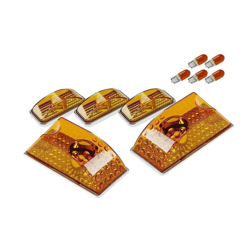 Car Amber LED Cab Clearance Roof Light Assembly Running Lights for H2 03-09 264160AM