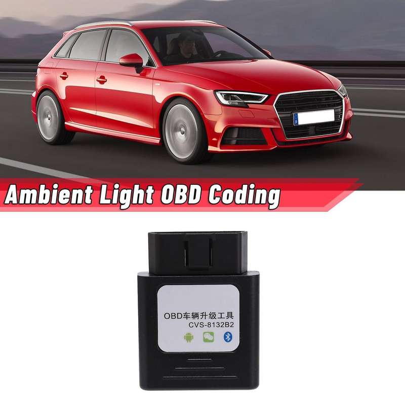 Car Ambient Light OBD Coding for /C/GLC/GLA/GLB/CLA Class - A3/A4L/A5/A6L/A7/A8L/Q2L/Q3/Q5/Q5L/Q7