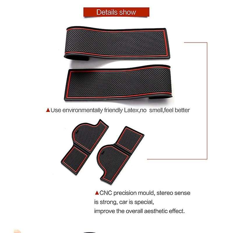 Car Anti- Gate Slot Mat for X1 2023 Door Groove Pad Cup Holder Interior Accessories