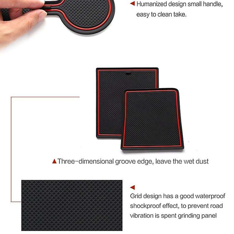 Car Anti- Gate Slot Mat for X1 2023 Door Groove Pad Cup Holder Interior Accessories