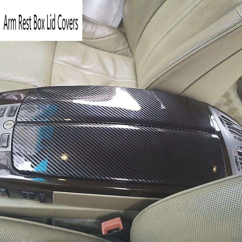 Car Arm Rest Box Lid Covers Center Console Armrest Lid Cover for 7 Series E65 E66 F01 F02 2002-2008