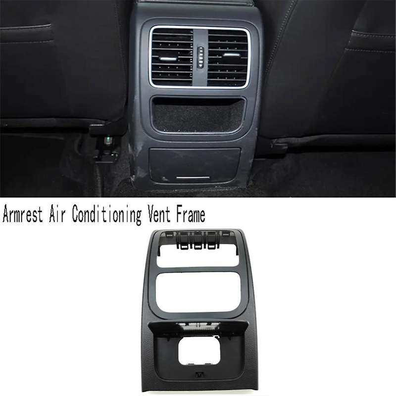 Car Armrest Air Conditioning Frame AC Outlet Rear Air Vent Box for B8 Magotan CC 200 3AD864298FTKK H