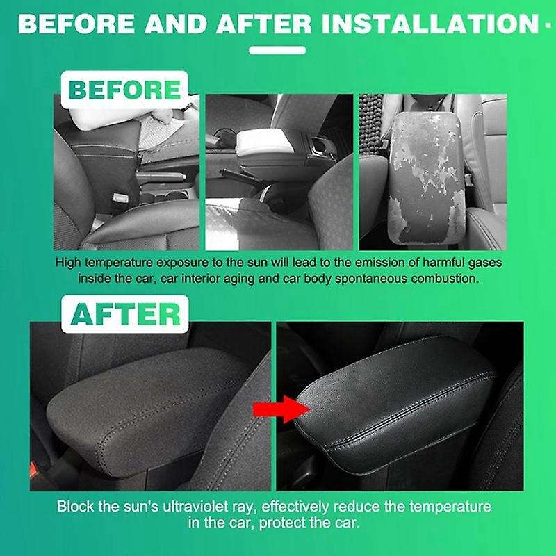 Car Armrest Box Cover for 2015-2020 Central Control Container Mat Automotive Interior Styling Access