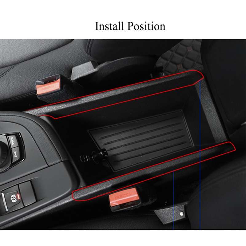 Car Armrest Box Decoration Cover Trim Strips for - X1 X2 F48 F47 2016-2020 Accessories