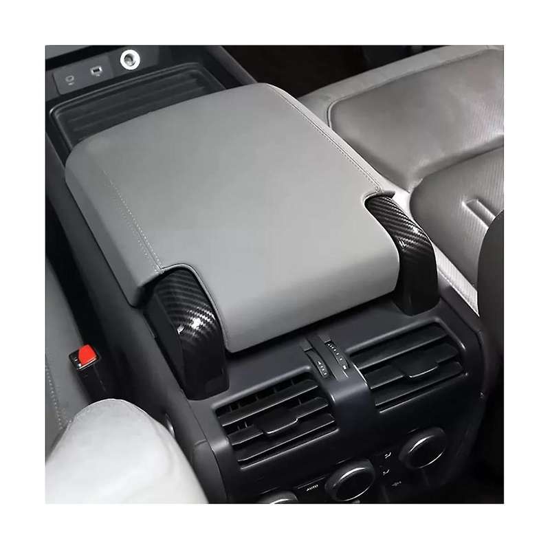 Car Armrest Box Screw Cover Trim for Land 90 110 2022-2023 Accessories - ABS Carbon Fiber